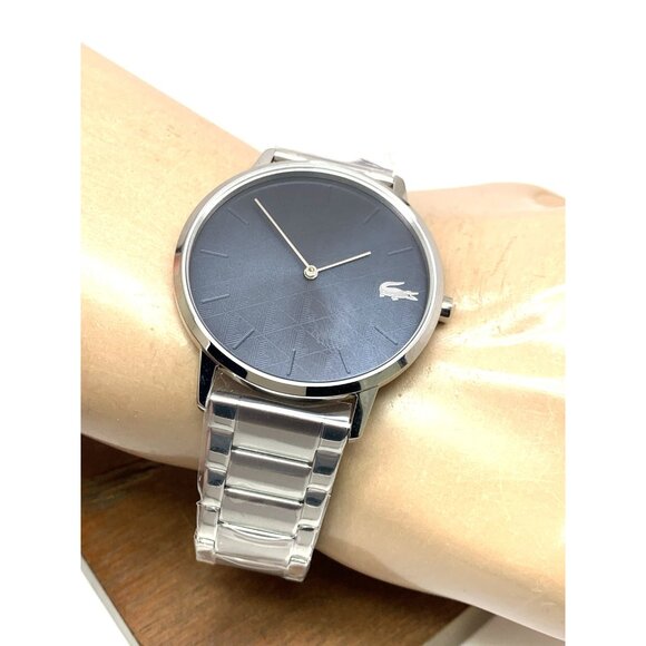 Lacoste Men's Watch 2011305 Quartz Blue Dial Silver Stainless Steel 40mm - Picture 5 of 13
